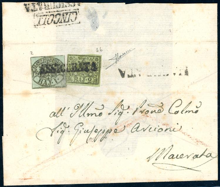 CINGOLI, ASSICURATA unico ... 