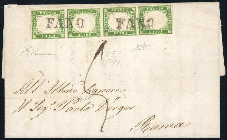 FANO, SD punti 10 - 5 cent. IV ... 