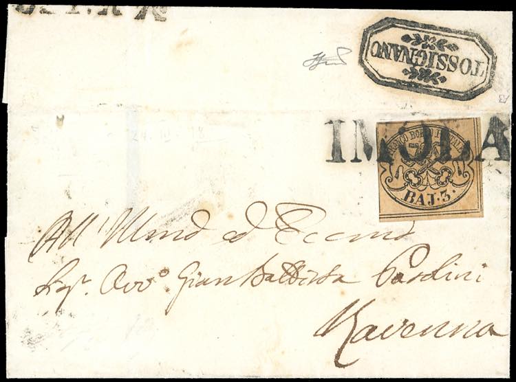 TOSSIGNANO, cart. con fregi punti ... 