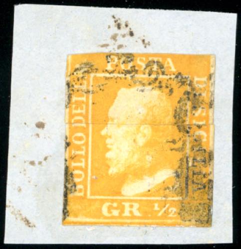 1859 - 1/2 grano arancio, II ... 