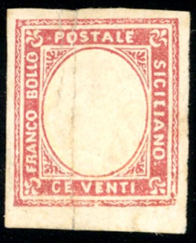 SAGGI 1860 - 20 cent. carminio, ... 