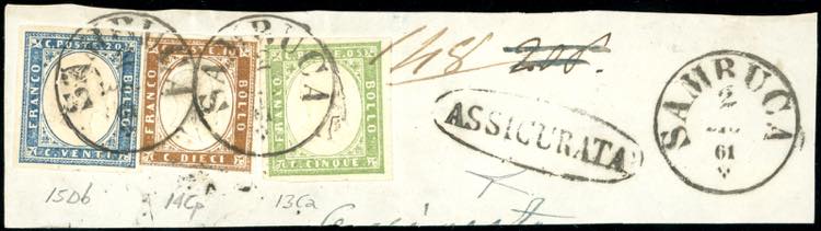 SAMBUCA- 5,10 e 20 cent. (Sardegna ... 