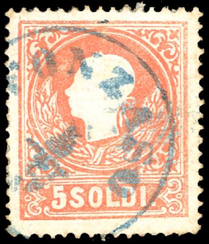 FONZASO, C1 azzurro - 5 soldi ... 