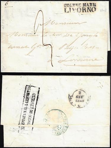 1848 - Lettera prefilatelica da ... 