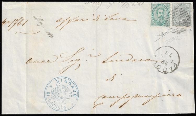 1879 - 5 cent. De La Rue, tiratura ... 