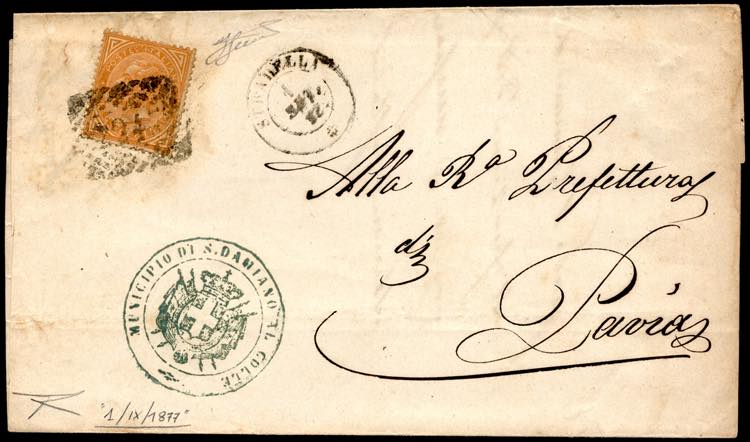 1877 - 10 cent. De La Rue, ... 