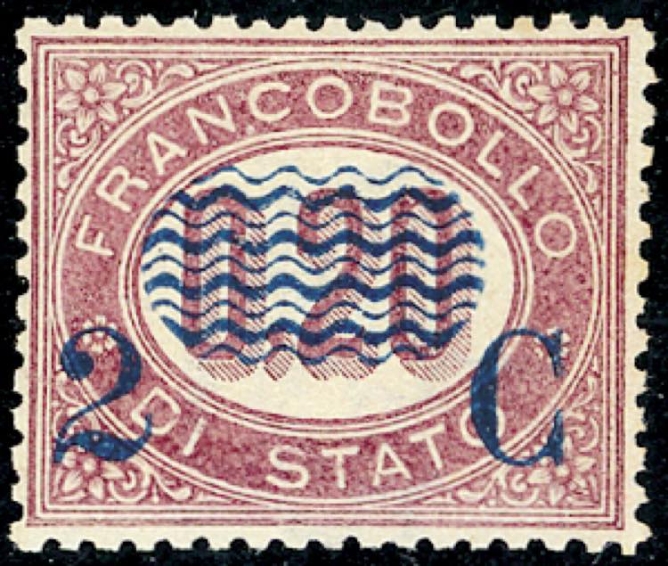 1878 - 2 cent. su 0,20 lire ... 