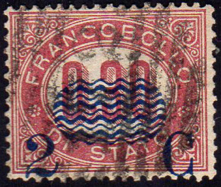 1878 - 2 cent. su 0,30 lire ... 