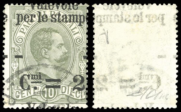 1890 - 2 cent. su 10 cent. ... 