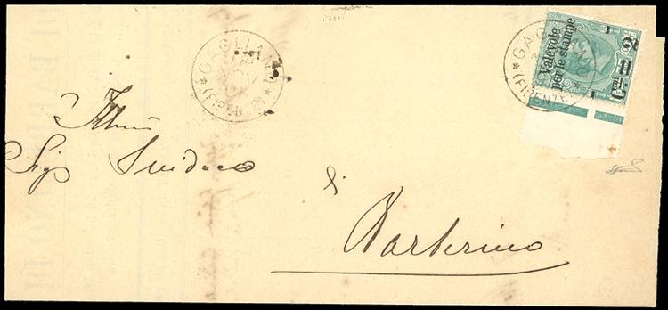 1891 - 2 cent. su 75 cent. ... 