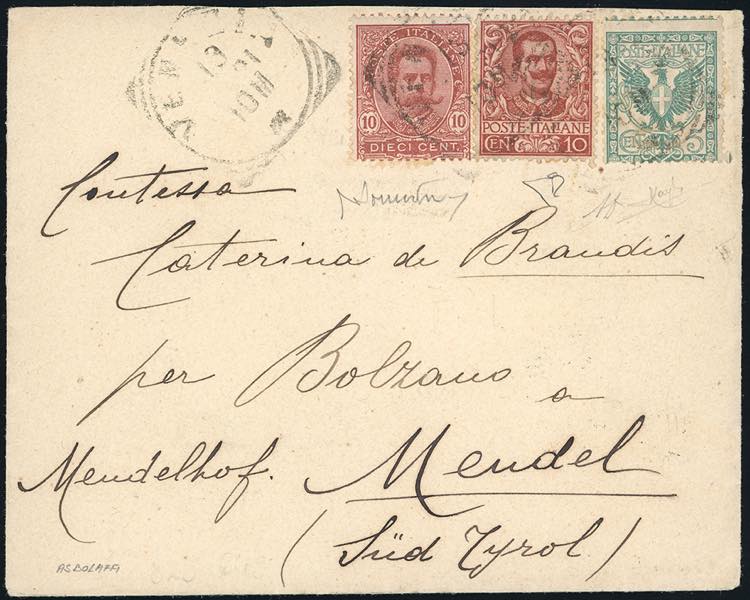 1901 - 10 cent. Umberto I, 5 cent. ... 