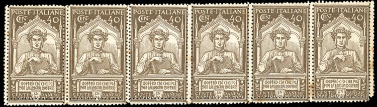 1921 - 40 cent. Dante (118), ... 