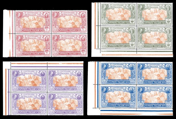 1923 - Propaganda Fide, serie ... 