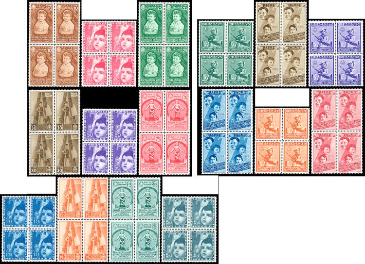 1937 - Colonie estive, serie ... 