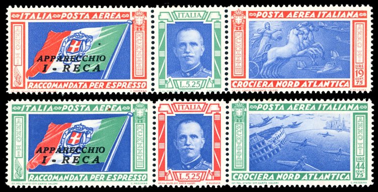 1933 - Trittici I-RECA (51Q/52Q), ... 