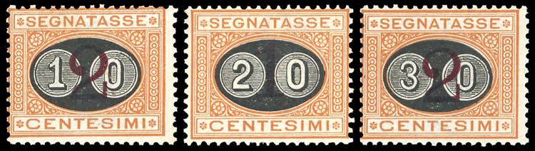 1890/91 - Mascherine, serie ... 