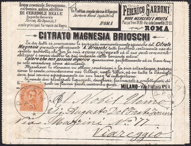 1891 - 20 cent. Umberto I, non ... 