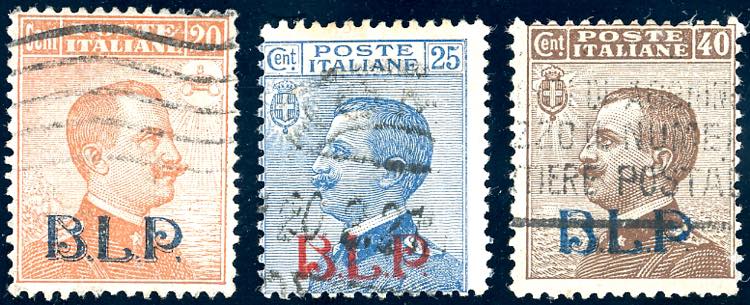 1921 - 20 cent., 25 cent., 40 ... 