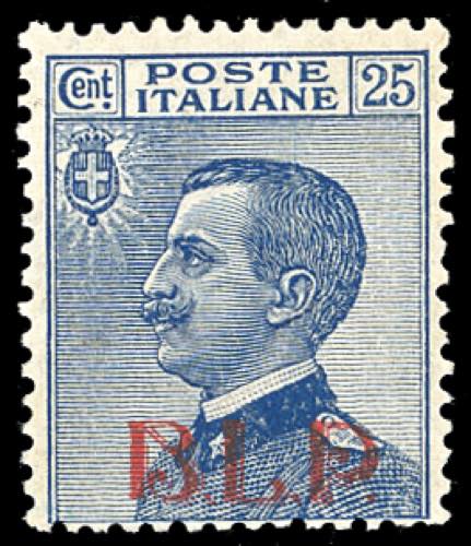 1921 - 25 cent. soprastampato BLP, ... 