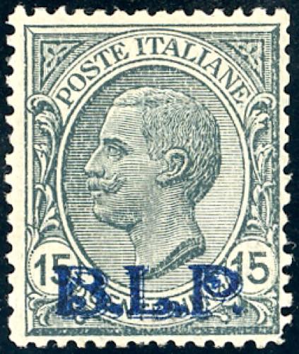 1922/23 - 15 cent. grigio Leoni, ... 