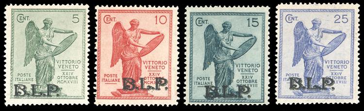 1922 - Vittoria soprastampati BLP, ... 