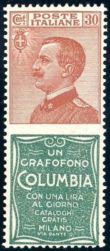 1924 - 30 cent. Columbia (9), ... 