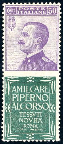 1924 - 50 cent. Piperno (13), ... 