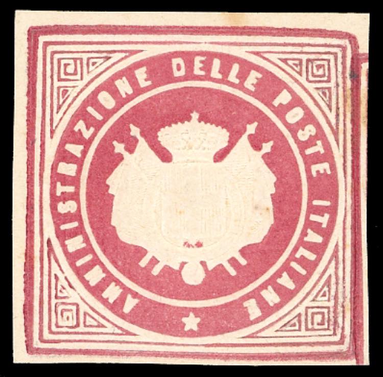 1863 - Suggello gommato delle ... 