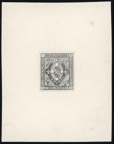 1866 - Saggio Coucorde, con al ... 