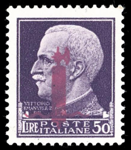 1944 - 50 lire soprastampato ... 