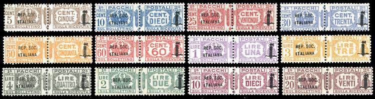 1944 - Soprastampati fascetto, ... 