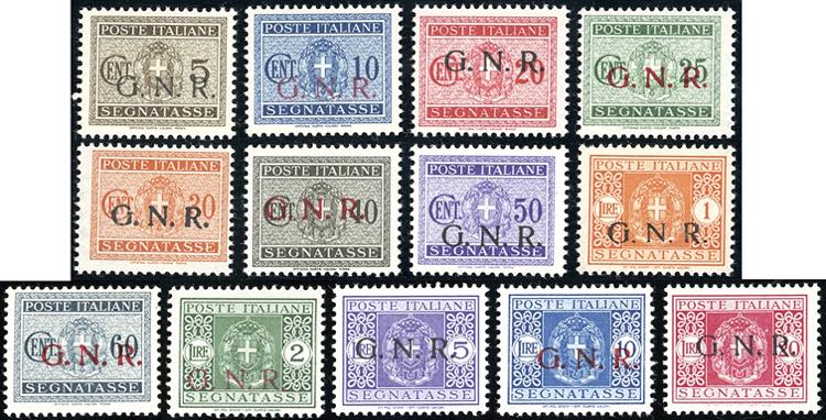 1944 - Soprastampati G.N.R., ... 