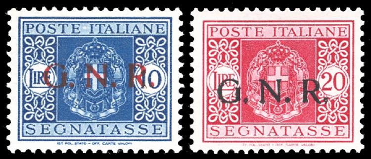 1944 - 10 e 20 lire soprastampati ... 