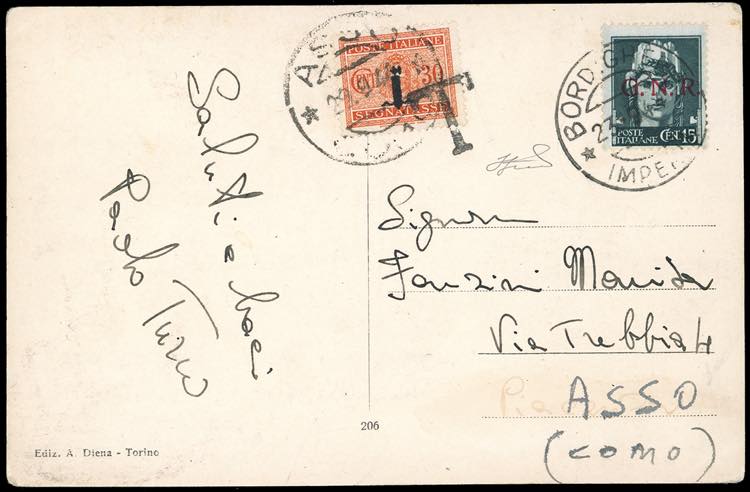 1944 - 30 cent. soprastampato ... 