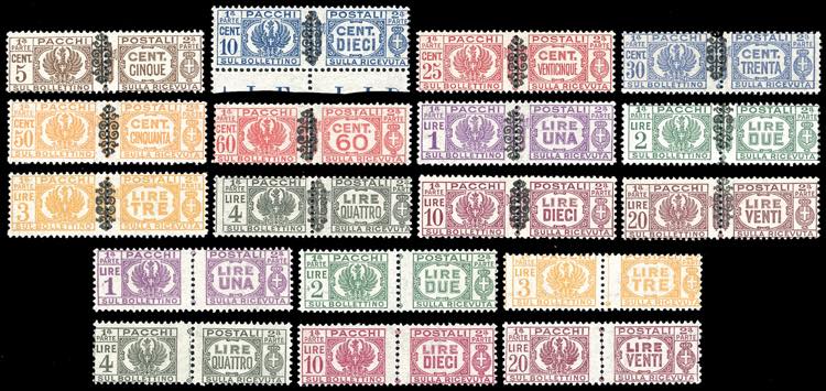 PACCHI POSTALI 1945/46 - Le due ... 