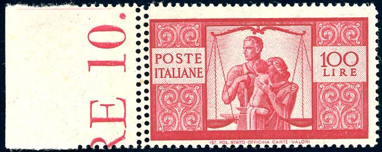 1946 - 100 lire Democratica, ... 