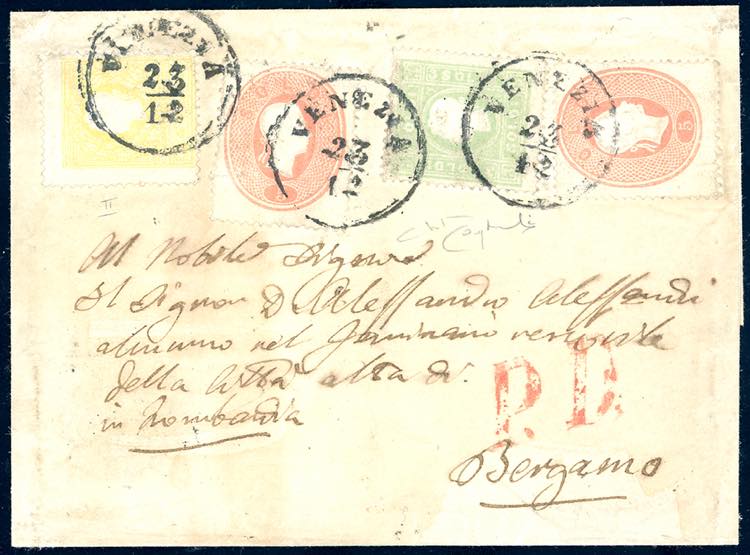 1862 - 2 soldi giallo, II tipo, 5 ... 