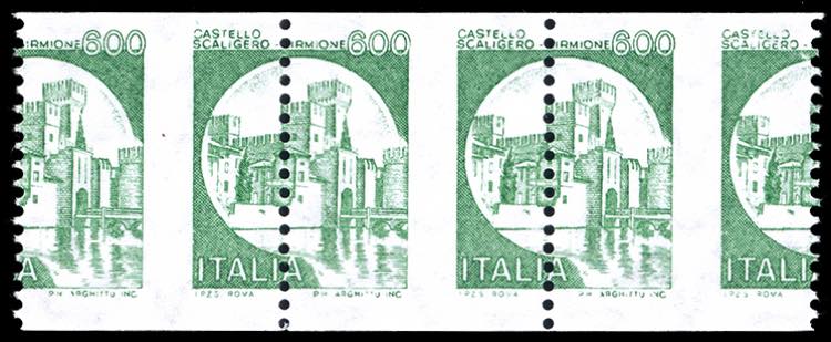 1991 - 600 lire Castelli in bobina ... 