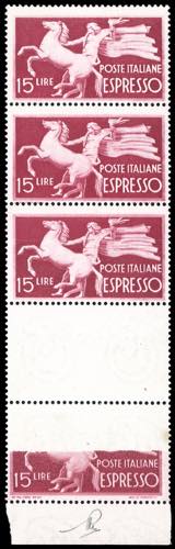 1947 - 15 lire Democratica, ... 