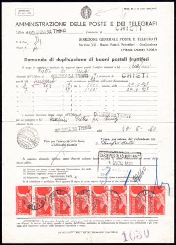 1950 - Due moduli di duplicazione ... 