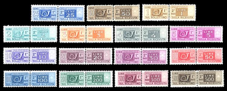 1946/51 - Filigrana ruota, serie ... 