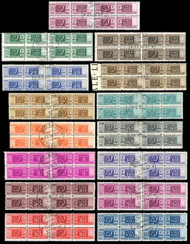 1946/51 - Filigrana ruota, serie ... 