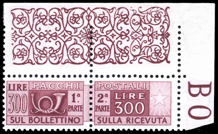 1948 - 300 lire, filigrana ruota ... 