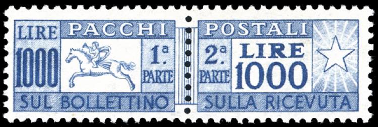1954 - 1.000 lire Cavallino, ... 