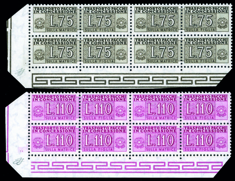 1955/79 - Filigrana stelle, serie ... 