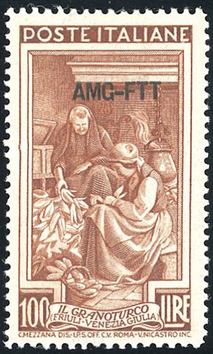 1950 - 100 lire Lavoro, dent. 13 ... 