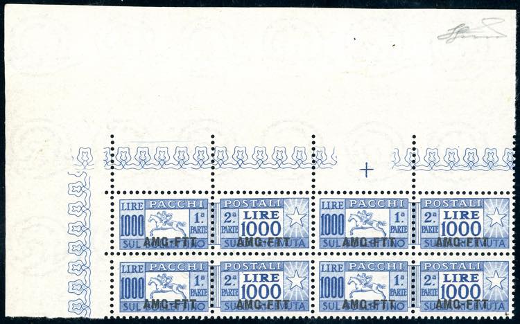 PACCHI POSTALI 1954 - 1000 lire ... 