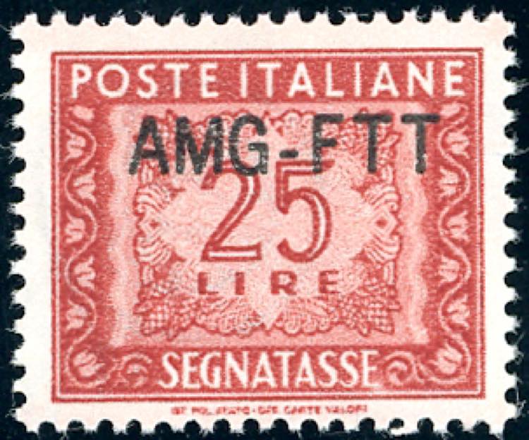 SEGNATASSE 1954 - 25 lire, nuovo ... 