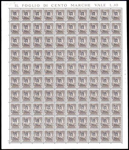 GUIDIZZOLO 1945 - 1 lira su 10 ... 