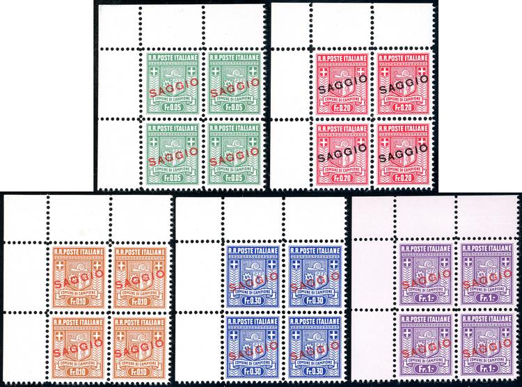 CAMPIONE DITALIA 1944 - Stemma, I ... 